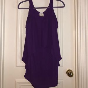 Purple flowy dress